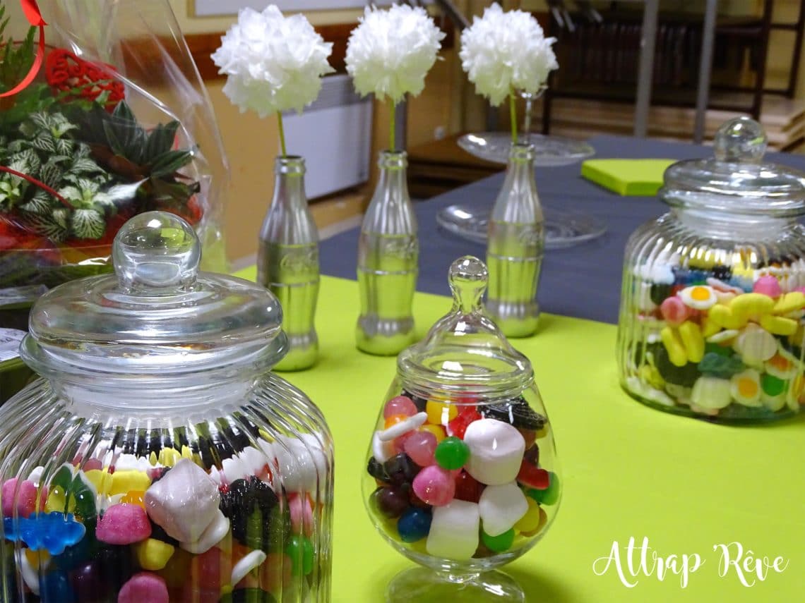 Anniversaire décoration bombonnières
