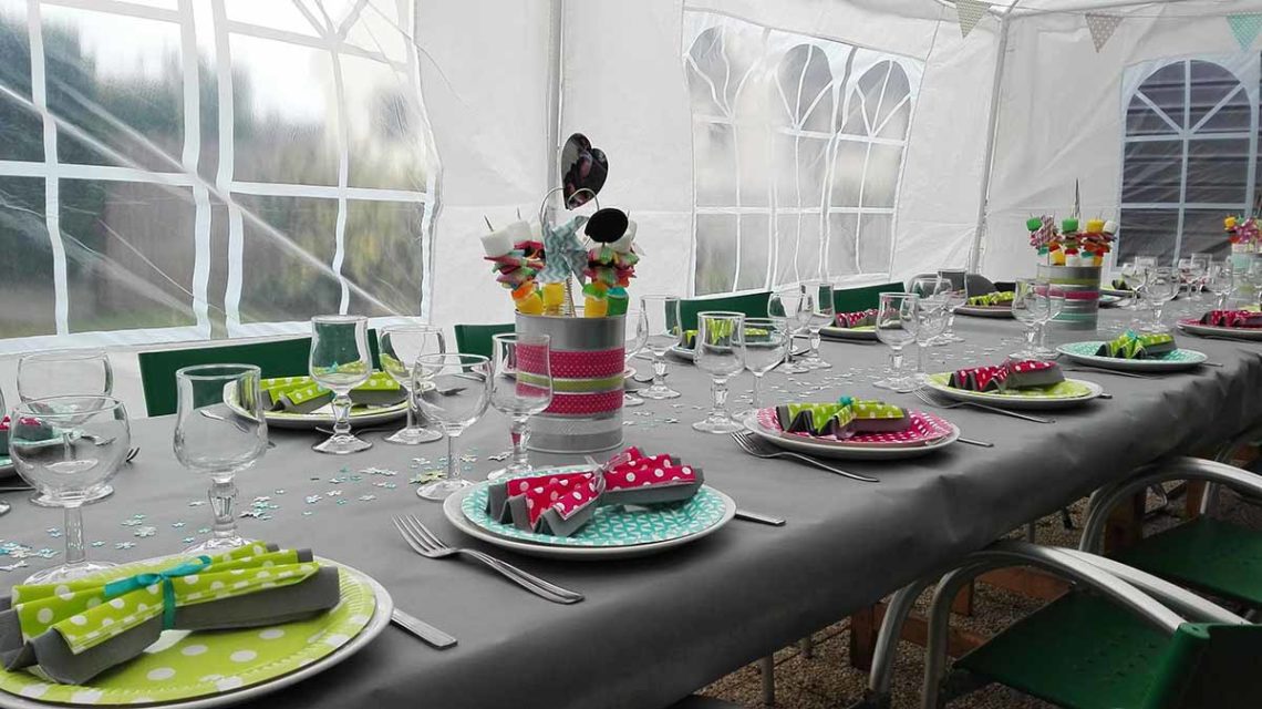 Anniversaire enfant table